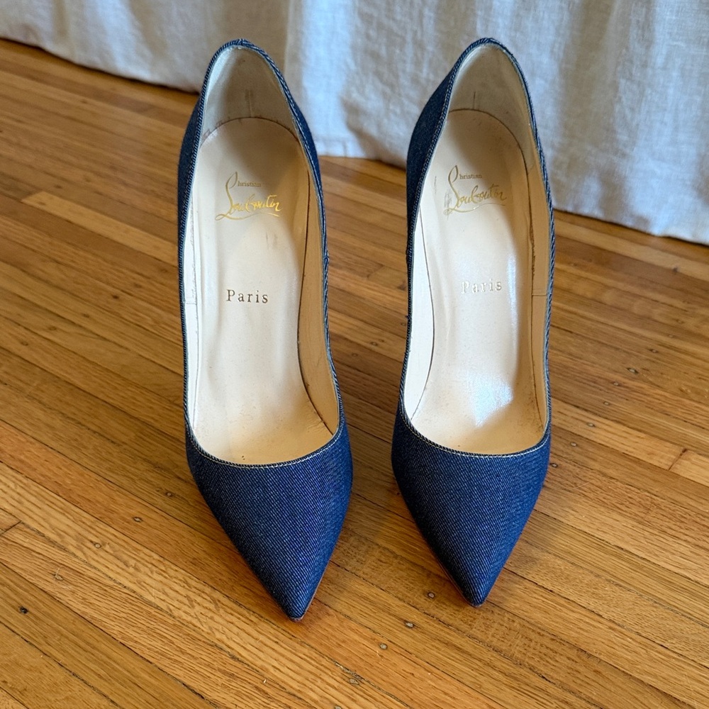 Christian Louboutin Denim So Kate Stiletto pumps 40
